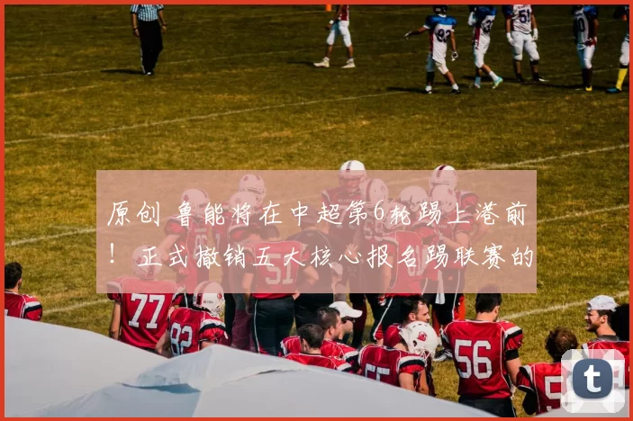 原创 鲁能将在中超第6轮踢上港前！正式撤销五大核心报名踢联赛的资格，王大雷领衔